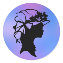 Millinery 1 pink blue sticker © Angel Honey 2010 stickers