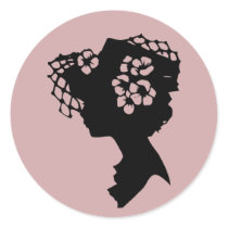 Millinery 25 blush pink sticker    © Angel Honey, stickers