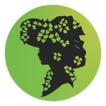 Millinery 32 green sticker © Angel Honey 2010 stickers