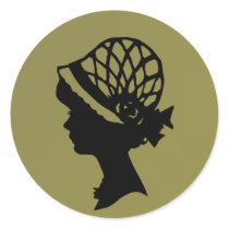 Millinery 6 beige sticker © Angel Honey 2010 stickers