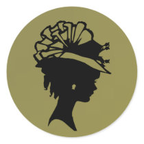 Millinery 7 beige sticker © Angel Honey 2010 stickers