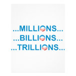 MILLION BILLION TRILLION CUSTOMIZED LETTERHEAD