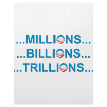 MILLION BILLION TRILLION CUSTOMIZED LETTERHEAD