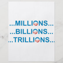 MILLION BILLION TRILLION PERSONALIZED FLYER