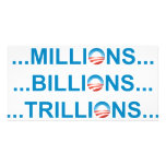 MILLION BILLION TRILLION photo cards