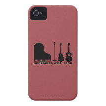 Million Dollar Quartet Instruments - Black iPhone 4 Case-Mate Cases