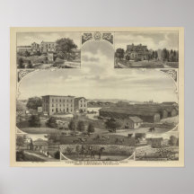 Mills and Residences in Kansas Posters