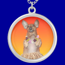 Milner the Dancing Dachshund Pendant necklaces