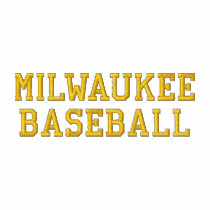 MILWAUKEE BASEBALL EMBROIDERED POLO SHIRT