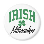 Milwaukee Irish Refrigerator Magnet