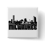 Milwaukee Skyline buttons