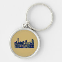 Milwaukee Skyline Key Chain