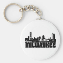 Milwaukee Skyline Keychain