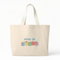 Mimi of Twins Blocks Canvas Bag