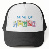 Mimi of Twins Blocks Mesh Hats