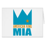 MIMS Greeting Card -  American King of MIA