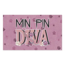 Min Pin DIVA Rectangular Sticker