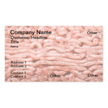Minced meat business cards