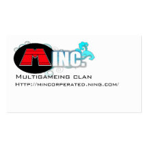 MINCsitelogo, Multigameing clan, Http://mincorp... Business Card Template