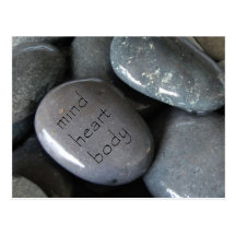 mind heart body postcard