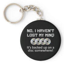 Mind On a Disc keychain