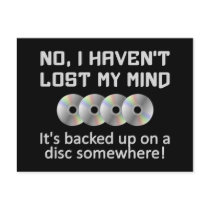Mind On a Disc postcard