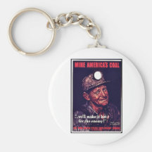 Mine America's Coal Key Chains