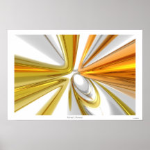 Miner's Dream - Digital Abstract Art by B. Crisp Poster