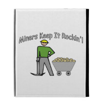 Miners Keep It Rockin iPad Folio Covers