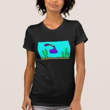 minhoca gulosa do mar t-shirts