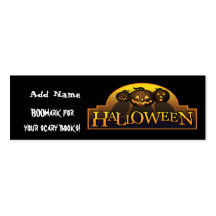 Mini Bookmarks for Halloween Party Favour Business Cards