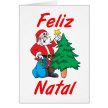 Mini-cartão "Feliz Natal"