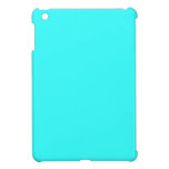 Mini cas d'iPad bleu au néon solide coques mini ipad