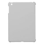 Mini cas d'iPad gris-clair solide coques mini ipad