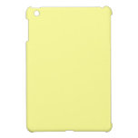 Mini cas d'iPad jaune-clair solide coques mini ipad
