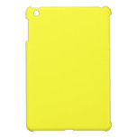 Mini cas d'iPad jaune lumineux solide coques mini ipad