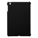 Mini cas d'iPad noir solide coques mini ipad