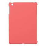 Mini cas d'iPad saumoné solide coques mini ipad