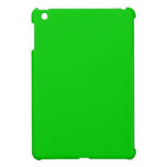 Mini cas d'iPad vert solide coques mini ipad