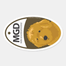 Mini Goldendoodle 1 Stickers