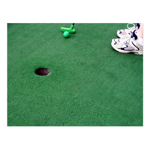 Mini Golf Invite Postcard