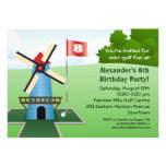 Mini Golf Windmill Fairway Party Invitation