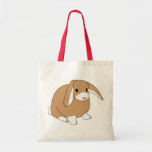 Mini Lop Rabbit Canvas Bag