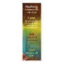 Mini prayer bookmark business cards