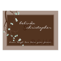 MINI RSVP REPLY CARD :: cherry blossoms 4L