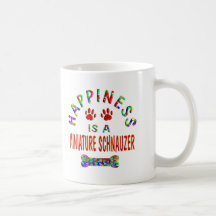 Mini Schnauzer Happiness Coffee Mugs