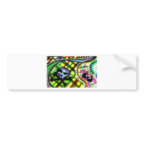 mini têtes de mort bumper stickers