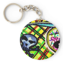 mini têtes de mort key chain