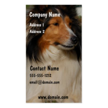 Miniature Collies Business Card