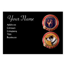 MINIATURE DOG PORTRAITS ,Veterinary Veterinarian Business Card